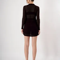 clobug Net Bodycon Mini Dress image 4