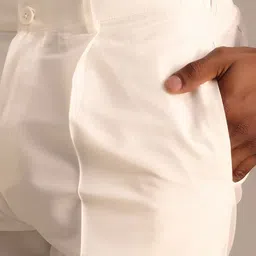 KALKI Fashion Men Geometric Printed Kurta with Trousers image 3