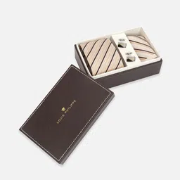Louis Philippe Men Accessory Gift Set of Tie Cufflinks & Pocket Square-image-89