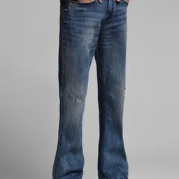 Jack & Jones Men Bootcut Low-Rise Light Fade Stretchable Jeans image 3