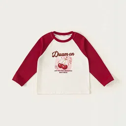 LULU & SKY Girls White Pure Cotton Tshirts-image-37