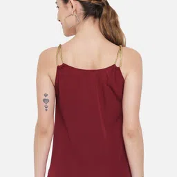 OTIRA Shoulder Straps Crepe Top image 3