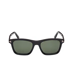 Tom Ford Men Green Lens & Black Square Sunglasses with image 3