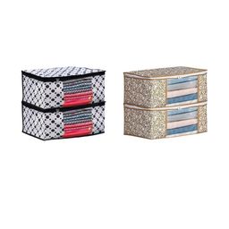 AMAK INC Multicoloured Fabric Multi-Utility Wardrobe Organisers-picture-14