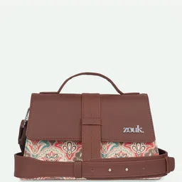 ZOUK Kriti Sanon - Mughal Art Multicolor Iconic Evening Satchel-picture-22