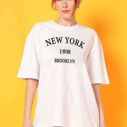 Mast & Harbour Women Printed Drop-Shoulder Sleeves Abzorb T-shirt-picture-38