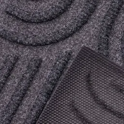 Home Centre Grey Pacific Freda Welmix Embossed Rectangular Doormat image 5