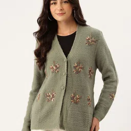 APSLEY Floral Cardigan with Embellished Detail-image-22