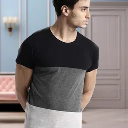 Unicus Apparel Colourblocked Round Neck T-shirt-picture-46