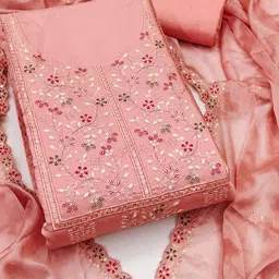 Maroosh Embroidered Pure Cotton Unstitched Dress Material-picture-24