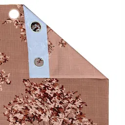 Lunar Days Brown Set of 3 Floral Room Darkening Window Curtain image 2