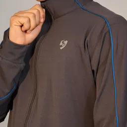 SG Solid Polo Collar Jacket Tracksuit Set image 4