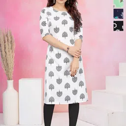 KETAKI FASHION Women Pack Of 4 Printed Crepe Kurta-picture-19