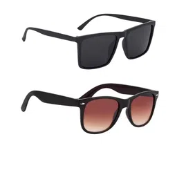 Elligator Unisex Set Of 2 UV Protected Square Sunglasses-picture-19