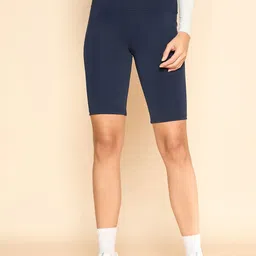 color capital COLOR CAPITALWomen Pack Of4 High Rise Antimicrobial Above-Knee Gym Tights image 5