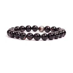 EDMIRIA Unisex Black Wood Bracelet-image-54