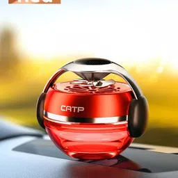 wleworldlookenterprises ™ Red KTP010 Car Perfume Powered Car Perfume Diffuser/Car Dashboard,Dispenser Diffuser image 3