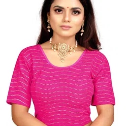 priyanka traders Round Neck Women Blouse image 2