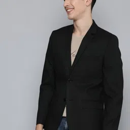 theclassictogs Men Solid Single Breasted Formal Blazer image 2