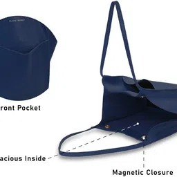 classy women Women Blue Tote image 5