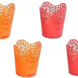 nayasa Plastic LACY TALL 4 Piece of Basket set Storage Basket-picture-40