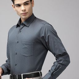 Van Heusen Custom Printed Pure Cotton Formal Shirt-picture-25