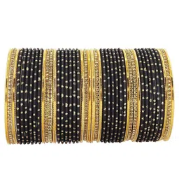 NMII Set Of 44 Zircon Stone Studded Bangles-picture-17