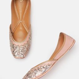 House of Pataudi Women Embellished Ethnic Mojaris-picture-27