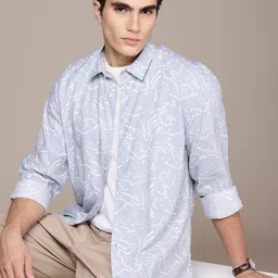 French Connection Abstract Printed Casual Shirt-image-1