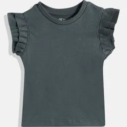 Eteenz Kids Girls Flutter Sleeve Top-picture-23