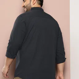 Sztori Men Plus Size Printed Formal Shirt image 5