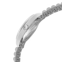 D'SIGNER Unisex Embellished Dial & Stainless Steel Bracelet Style Straps Analogue Watch image 5