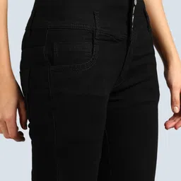 Mevan Women Regular Fit Mid-Rise Highly Distressed Stretchable Jeans image 2