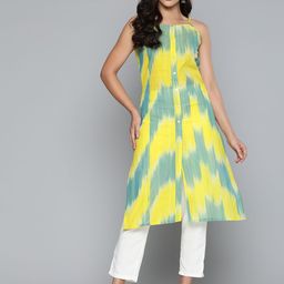 Jompers Ikat Pure Cotton Kurta-picture-29