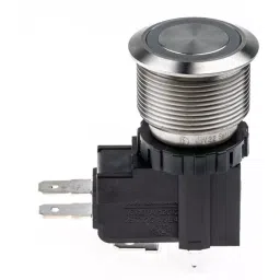 RS PRO Illuminated Push Button Switch 22.2 mm Cutout SPDT White LED 250 / 125 V AC, 1758196 image 5