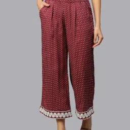 Chemistry Red Polka Dots Palazzos-picture-17