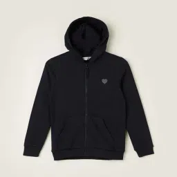 Fame Forever by Lifestyle Kids Navy Cotton Regular Fit Full Sleeves Sweatshirt-picture-14