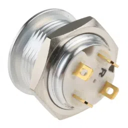 RS PRO Illuminated Push Button Switch Momentary 16 mm SPST Red LED 36 V DC, 1758532 image 4