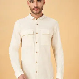 7 Alt by Pantaloons Beige Relaxed Fit Shirt-picture-15