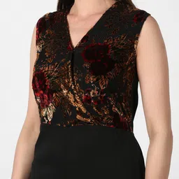 StyleStone Women Black & Red Printed Basic Jumpsuit image 5