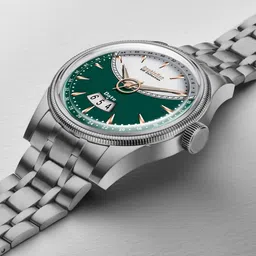 DOUBLERUN Men Printed Dial & Bracelet Style Straps Analogue Multi Function Watch H05N22001 image 4