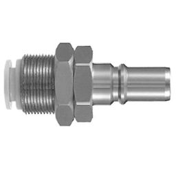 SMC Stainless Steel Male Coupler Nipple, 1/4 in Male One Touch Fitting, KK4P-12E-picture-24