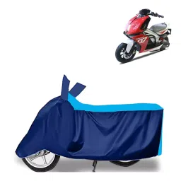 Auto Pearl Two Wheeler Cover for Hero Electric Creon - Cyan, Blue-picture-45
