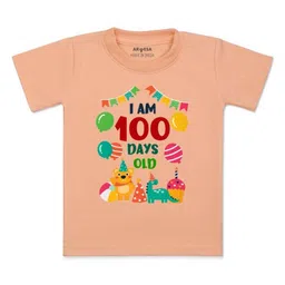 Arvesa Kids Typography Printed Applique T-shirt-picture-52