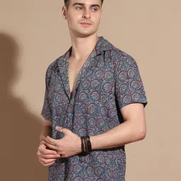 Anouk Men Smart Floral Opaque Printed Casual Shirt image 4