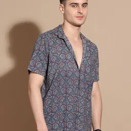 Anouk Men Smart Floral Opaque Printed Casual Shirt image 3
