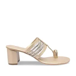 Rocia by Regal Women's Golden Toe Ring Sandals-picture-34
