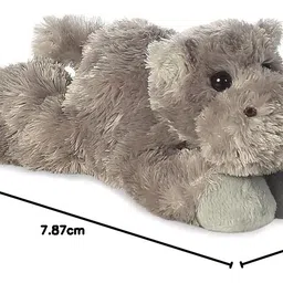 Aurora World Mini Flopsie Plush Toy - Howie Hippo, Multi Color image 4