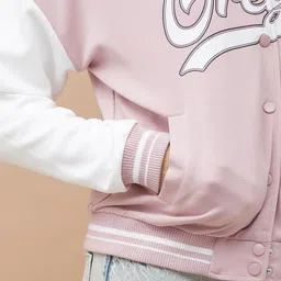 Ginger by Lifestyle Women Bomber with Embroidered Jacket image 2