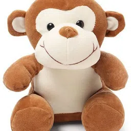 Frantic Premium Soft Toy Zoo Monkey for Kids Brown - Height 20 cm-image-21